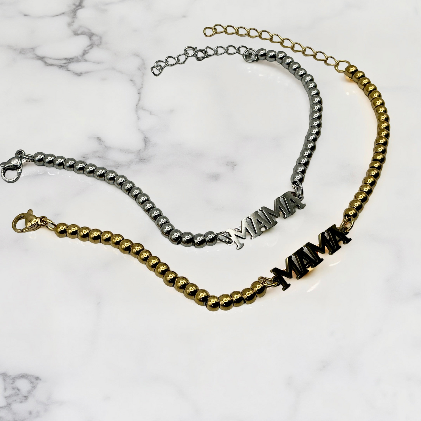 MAMA Beaded Bracelet