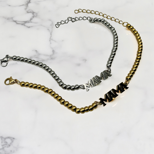 MAMA Beaded Bracelet