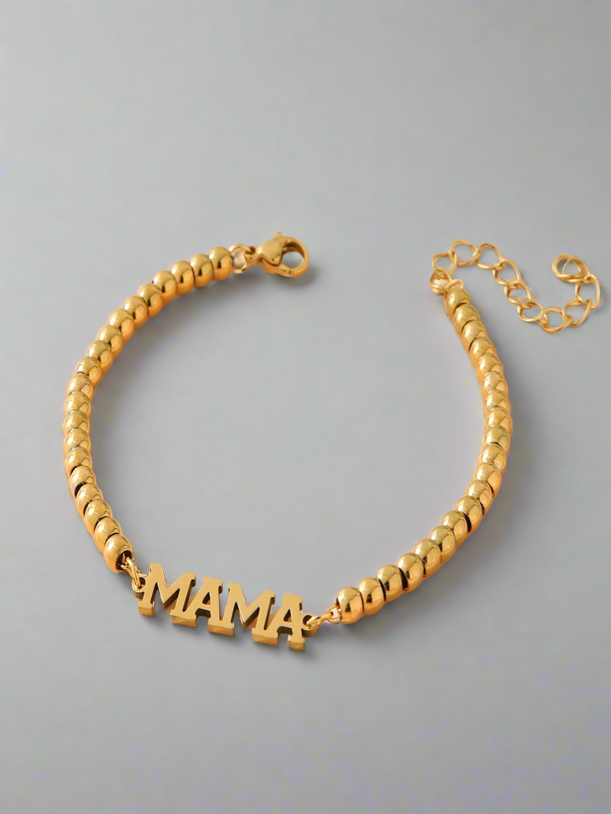 MAMA Beaded Bracelet